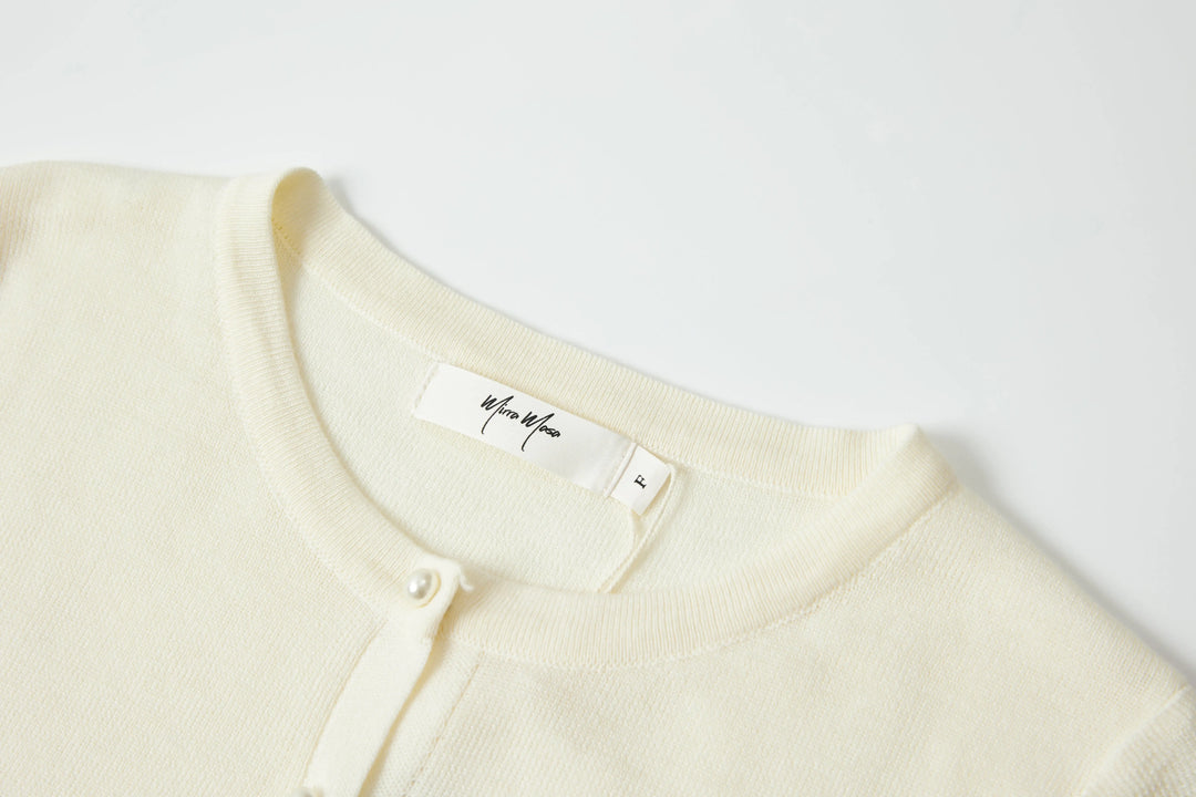 An image of a   6115C Everyday Knitwear Cardigan by  Mirra Masa