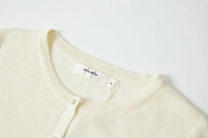 An image of a   6115C Everyday Knitwear Cardigan by  Mirra Masa