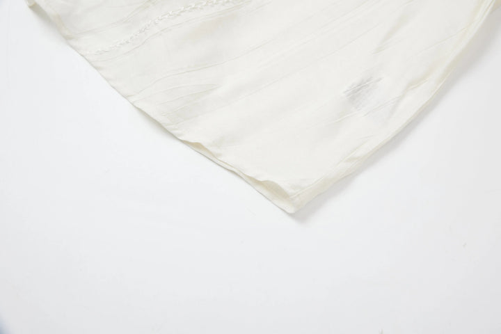 An image of a   6614Q Ruffle Collar Blouse by  Mirra Masa