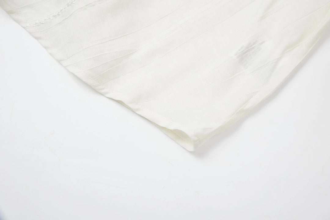 An image of a   6614Q Ruffle Collar Blouse by  Mirra Masa