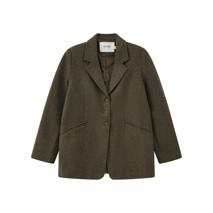 An image of a   7774Q Wool Blend Jacket by  Mirra Masa