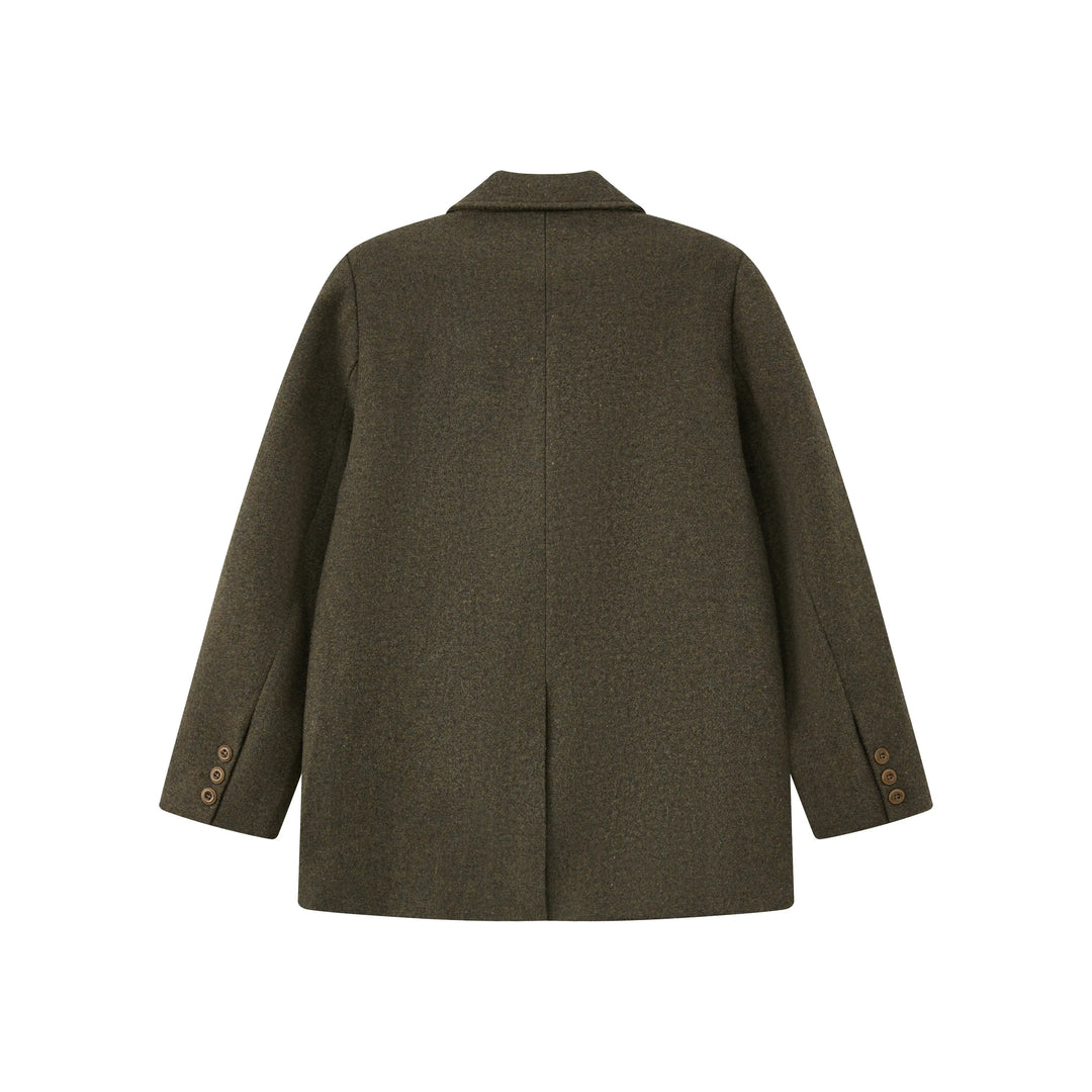 An image of a   7774Q Wool Blend Jacket by  Mirra Masa