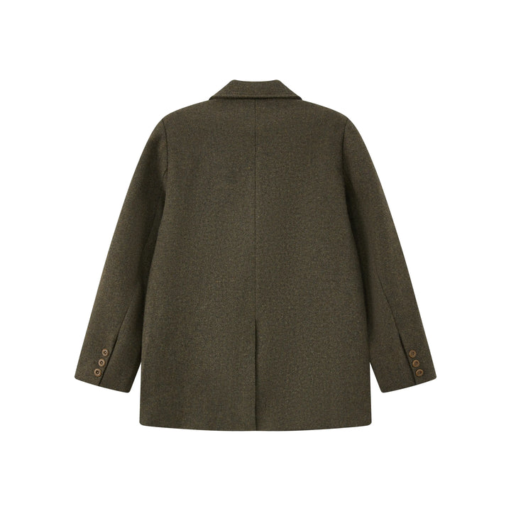 An image of a   7774Q Wool Blend Jacket by  Mirra Masa