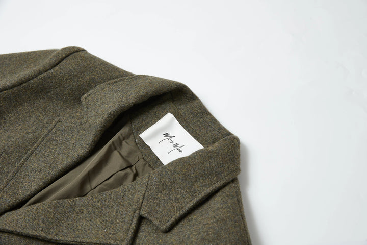 An image of a   7774Q Wool Blend Jacket by  Mirra Masa