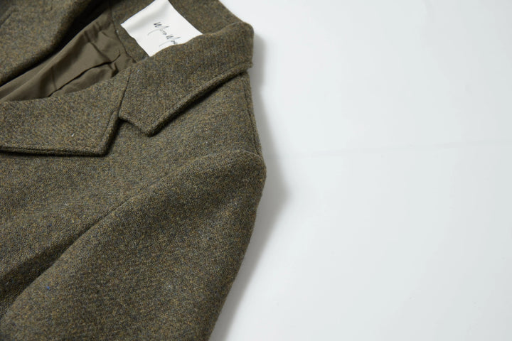 An image of a   7774Q Wool Blend Jacket by  Mirra Masa