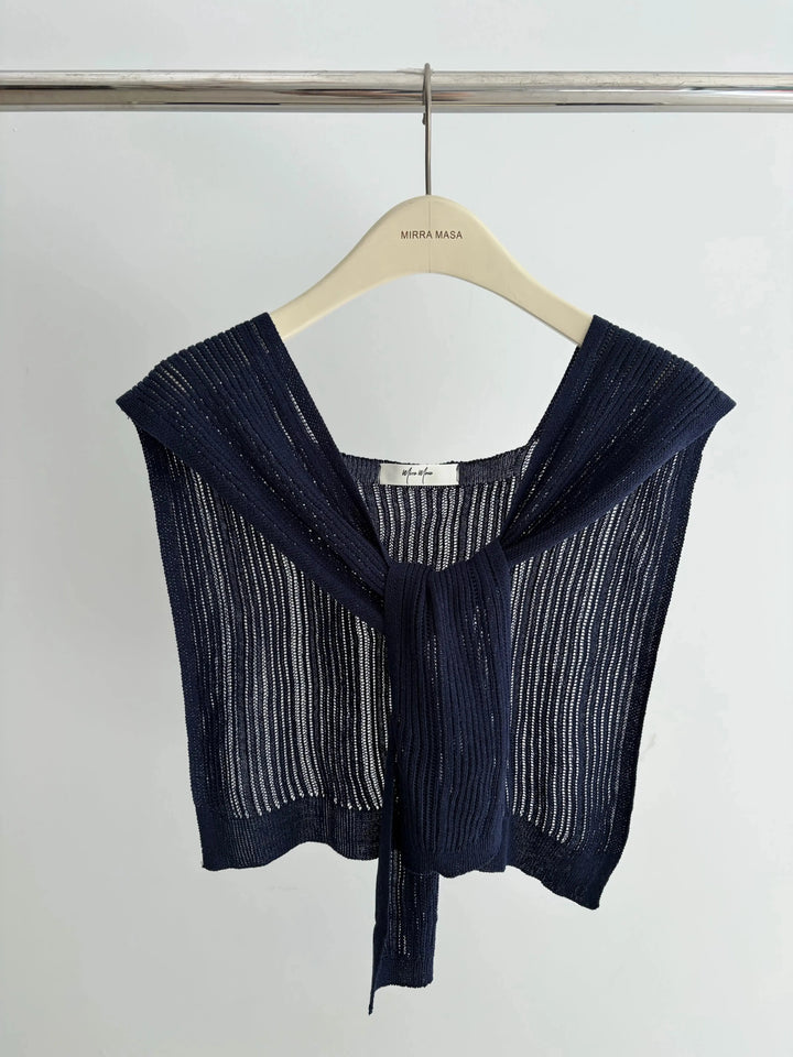 An image of a   8137 Shoulder Sweater by  Mirra Masa