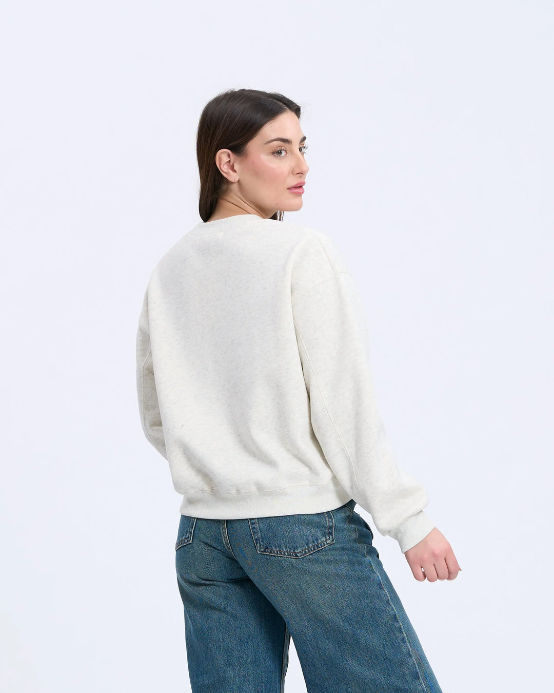 An image of a   8234Q Floral Sweatshirt by  Mirra Masa