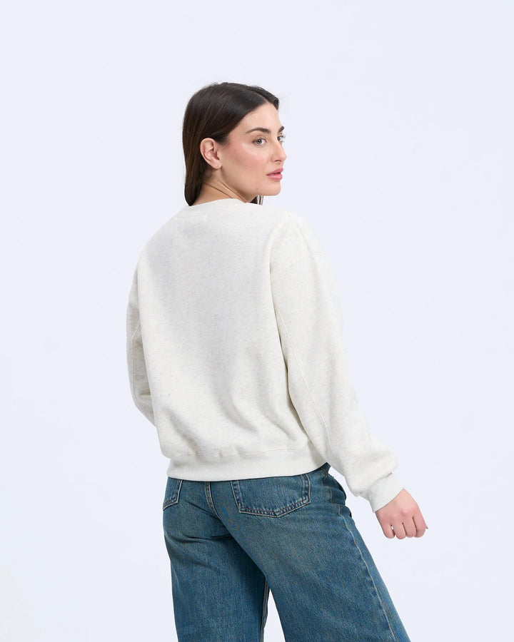 An image of a   8234Q Floral Sweatshirt by  Mirra Masa