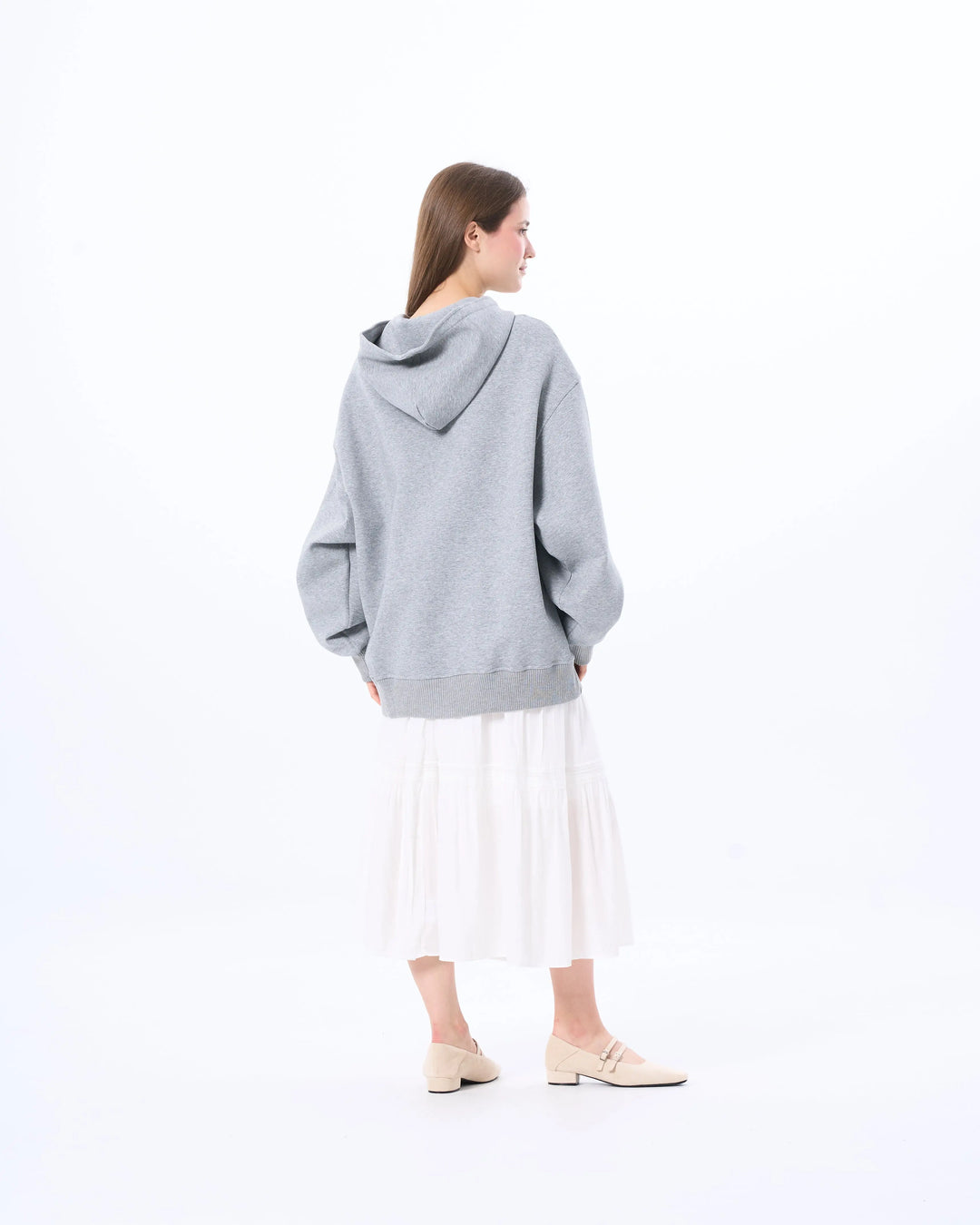 An image of a   85112 XL Zip Oversized Hoodie by  Mirra Masa