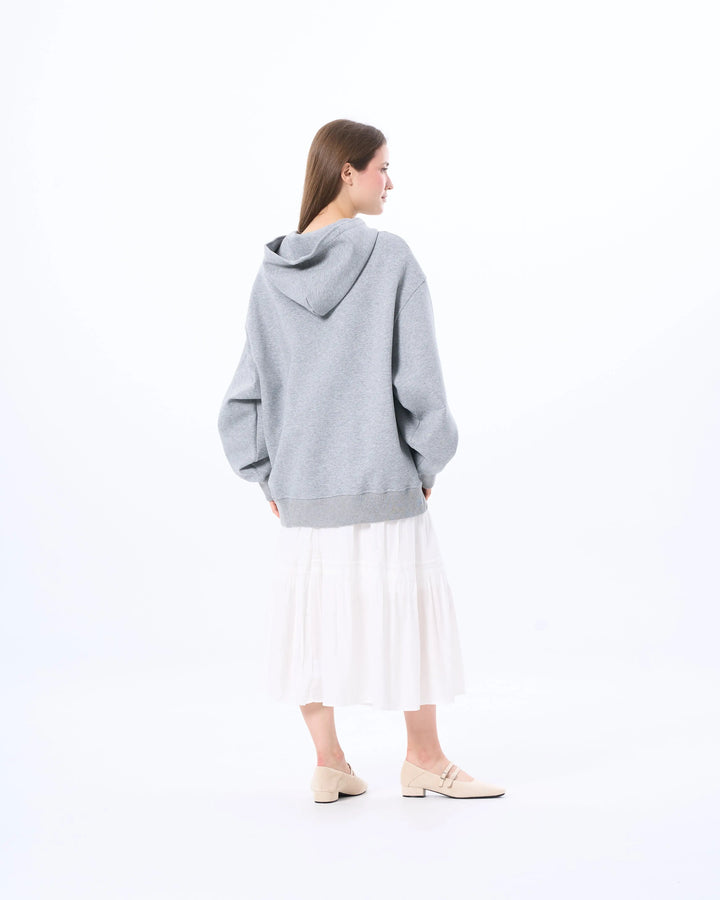 An image of a   85112 XL Zip Oversized Hoodie by  Mirra Masa