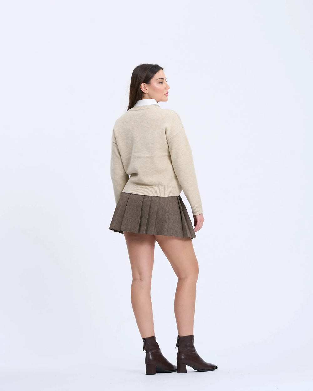 An image of a   8994Q Puppy Love Crewneck Sweater by  Mirra Masa