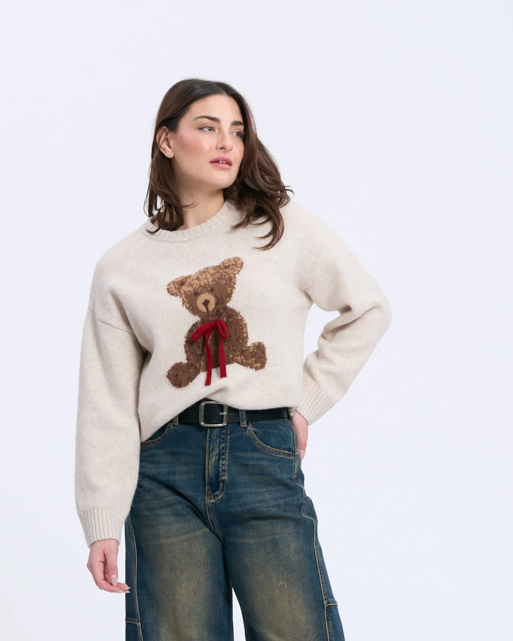 An image of a   9134D Bear Love Sweater by  Mirra Masa