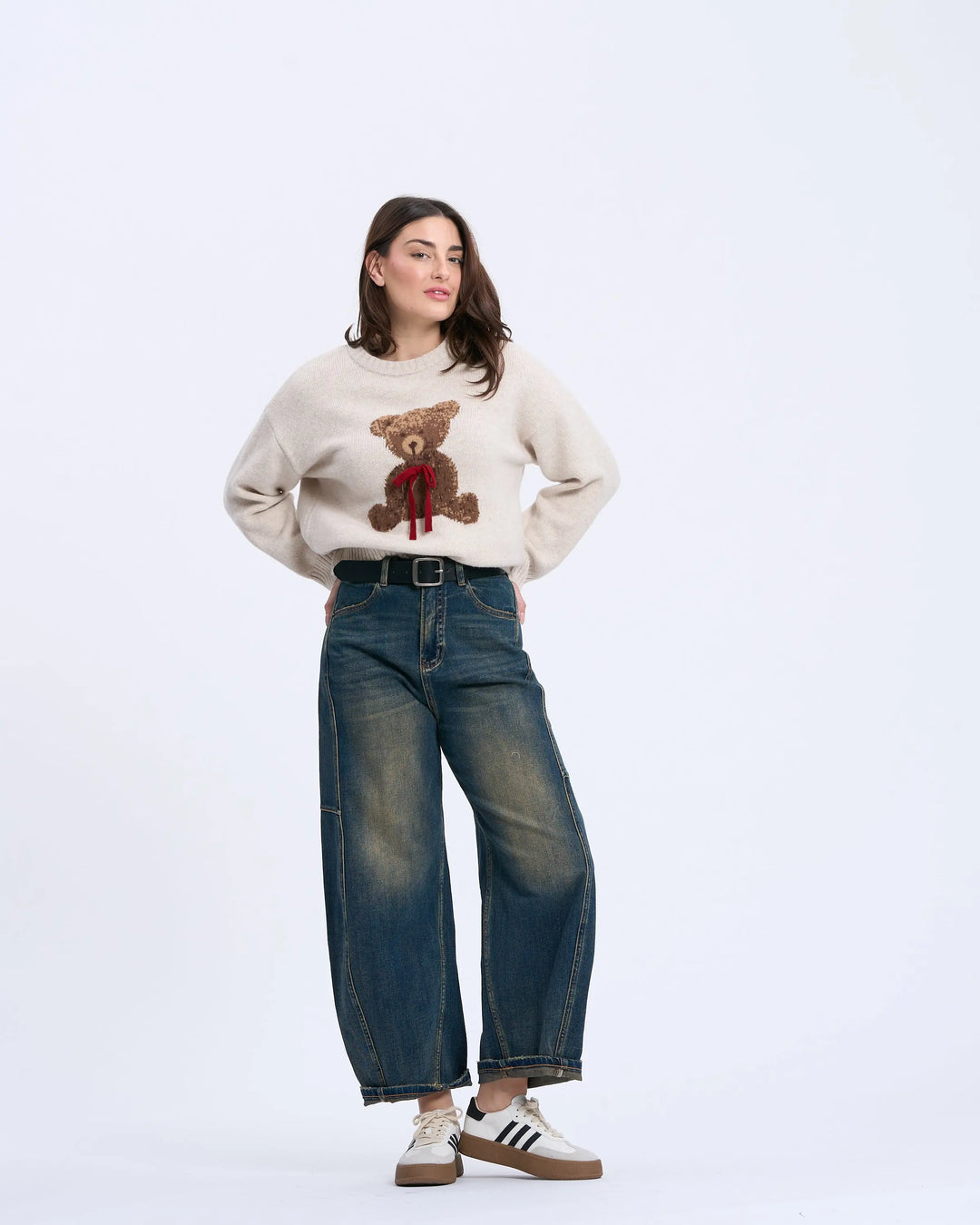 An image of a   9134D Bear Love Sweater by  Mirra Masa
