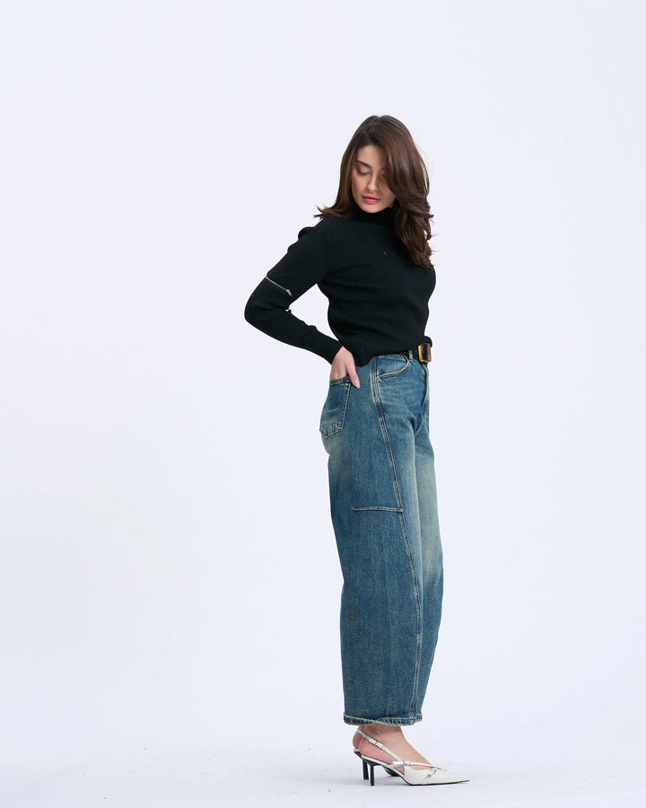 An image of a   99200 Baggy Fit Jeans by  Mirra Masa