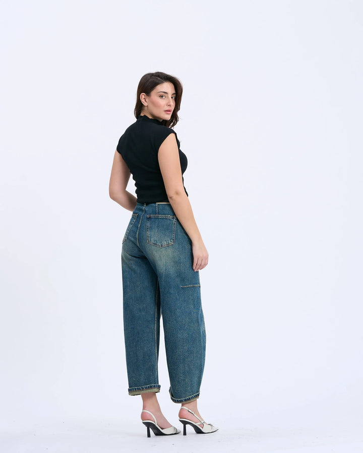 An image of a   99200 Baggy Fit Jeans by  Mirra Masa