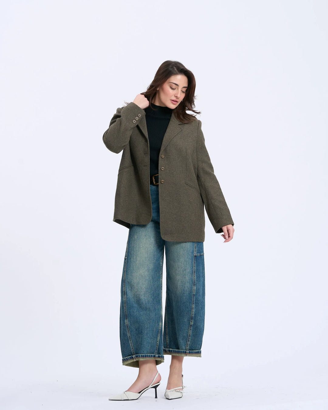 An image of a   99200 Baggy Fit Jeans by  Mirra Masa