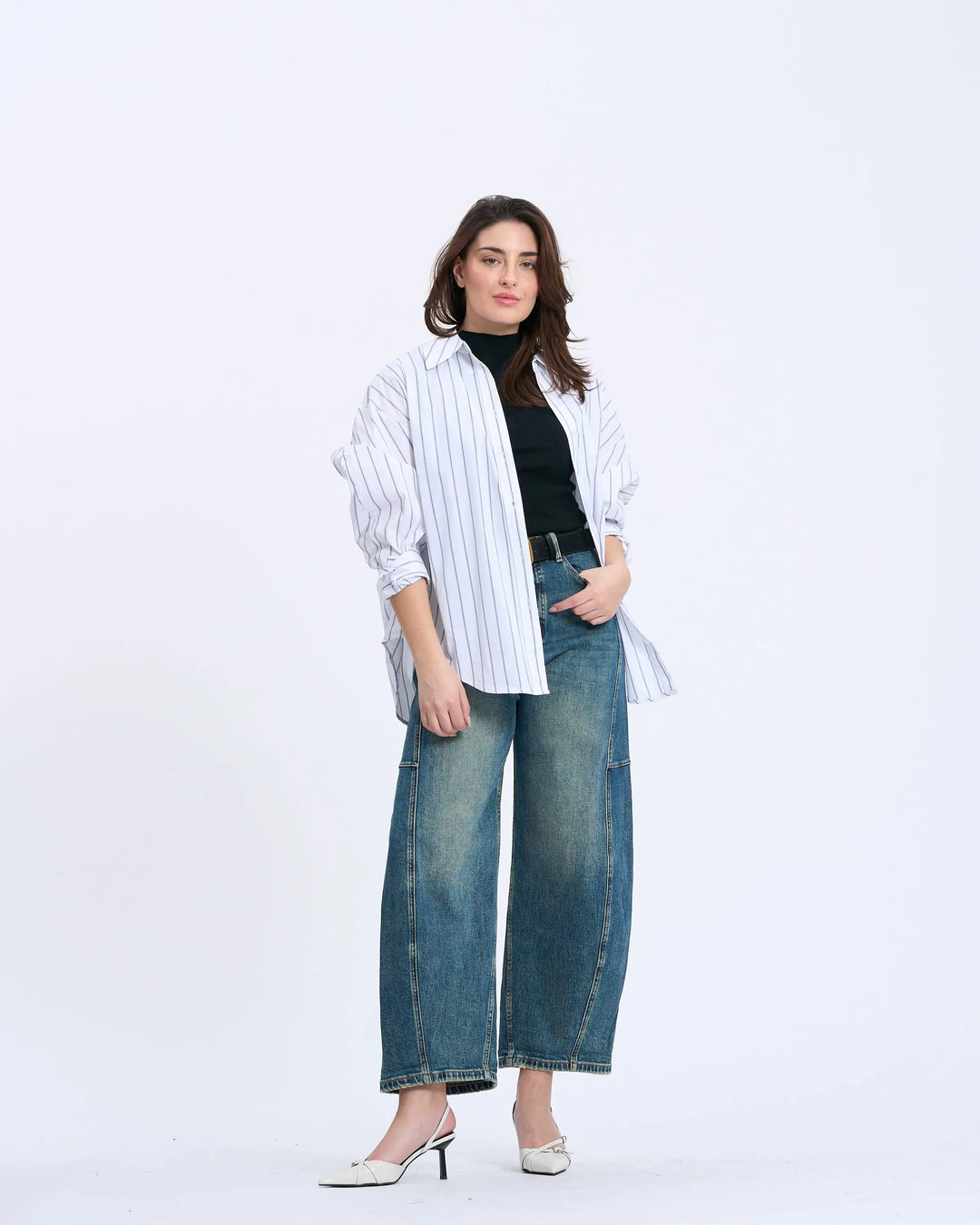 An image of a   99200 Baggy Fit Jeans by  Mirra Masa