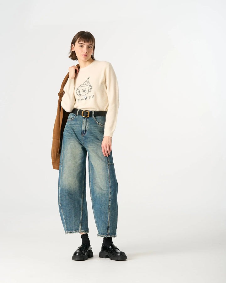 An image of a   99200 Baggy Fit Jeans by  Mirra Masa