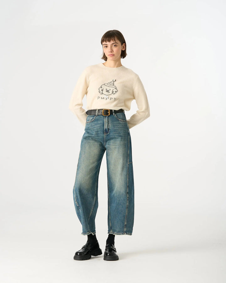 An image of a   99200 Baggy Fit Jeans by  Mirra Masa