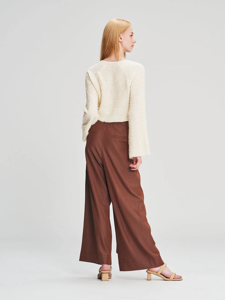 An image of a   A17167 Wide Leg Dress Pants by  Mirra Masa