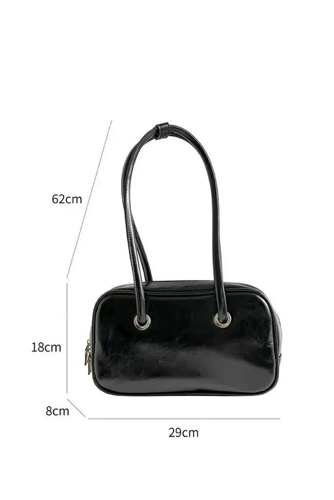 An image of a   B16882 Structured Shoulder Bag by  Mirra Masa