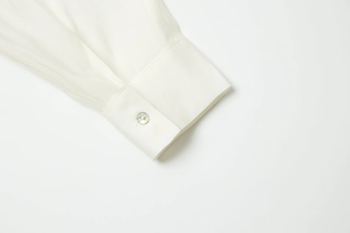 An image of a   BL0S4S6 Tencel Over-Shirt by  Mirra Masa