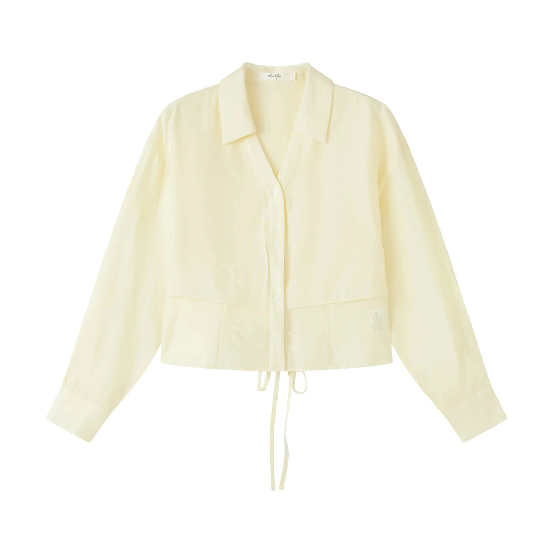 An image of a   CT6S1S6 Funnel-Neck Full-Zip Jacket by  Mirra Masa