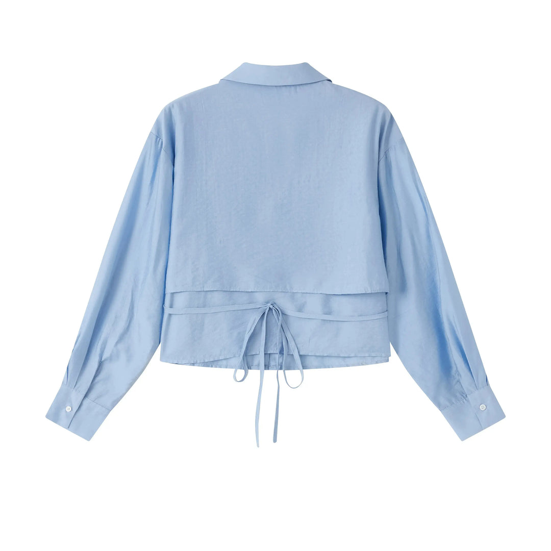 An image of a   CT6S1S6 Funnel-Neck Full-Zip Jacket by  Mirra Masa