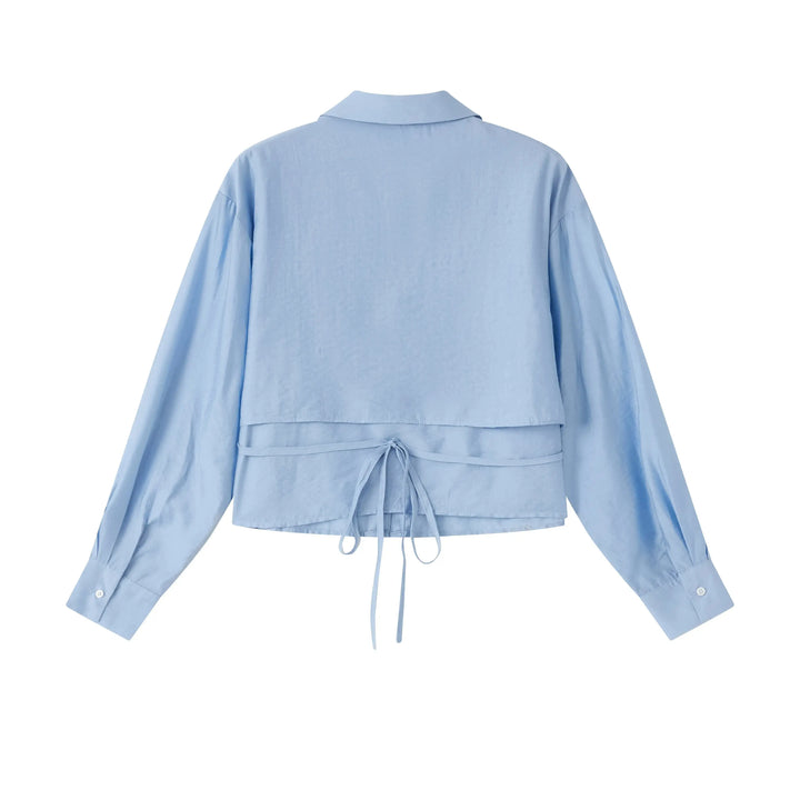 An image of a   CT6S1S6 Funnel-Neck Full-Zip Jacket by  Mirra Masa
