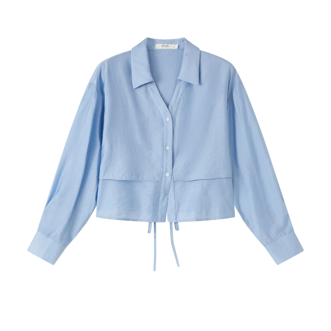 An image of a   CT6S1S6 Funnel-Neck Full-Zip Jacket by  Mirra Masa
