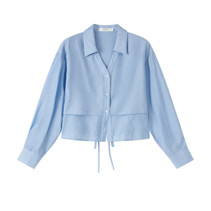 An image of a   CT6S1S6 Funnel-Neck Full-Zip Jacket by  Mirra Masa