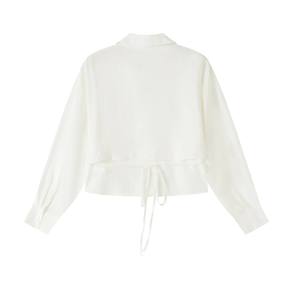 An image of a   CT6S1S6 Funnel-Neck Full-Zip Jacket by  Mirra Masa