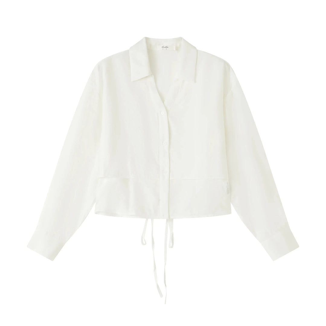 An image of a   CT6S1S6 Funnel-Neck Full-Zip Jacket by  Mirra Masa