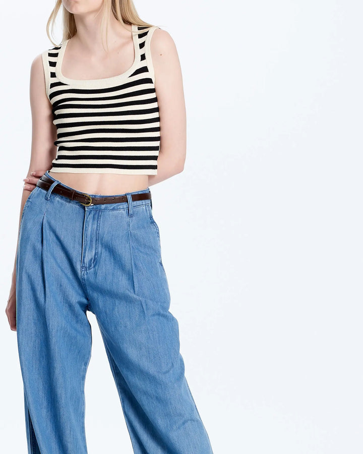 An image of a  Stripe-One-Size CC029 Tank Top by  Mirra Masa