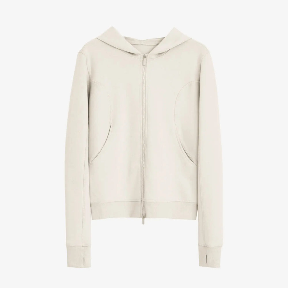 An image of a   CT3K3S6 Soft-Touch Full-Zip Hoodie by  Mirra Masa