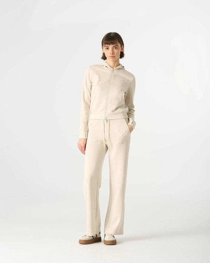 An image of a   CT3K3S6 Soft-Touch Full-Zip Hoodie by  Mirra Masa