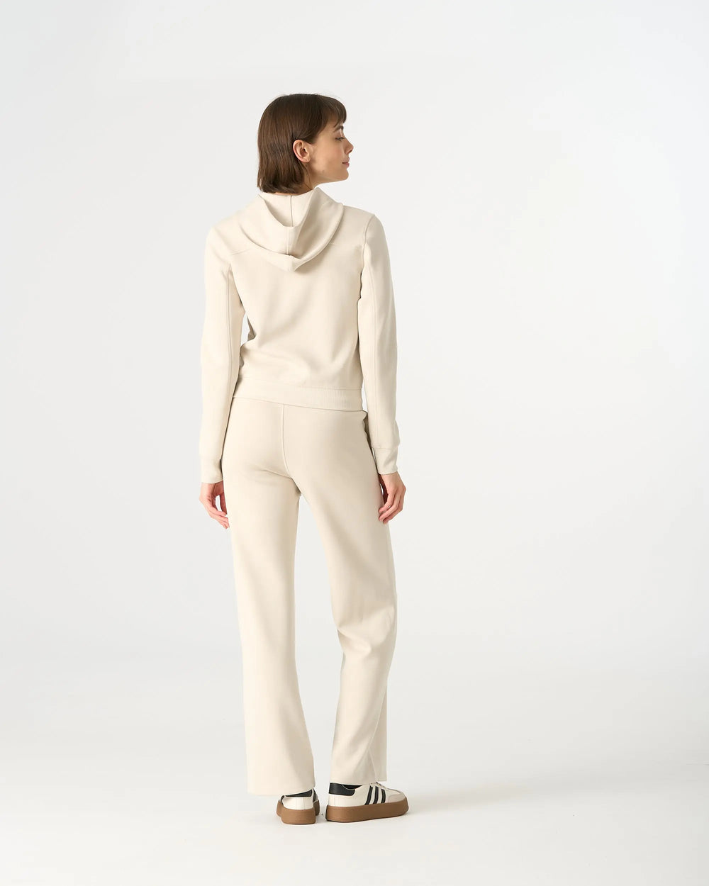 An image of a   CT3K3S6 Soft-Touch Full-Zip Hoodie by  Mirra Masa
