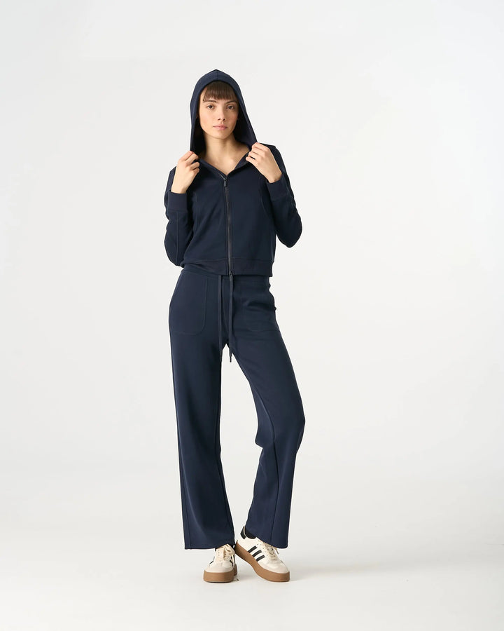 An image of a   CT3K3S6 Soft-Touch Full-Zip Hoodie by  Mirra Masa