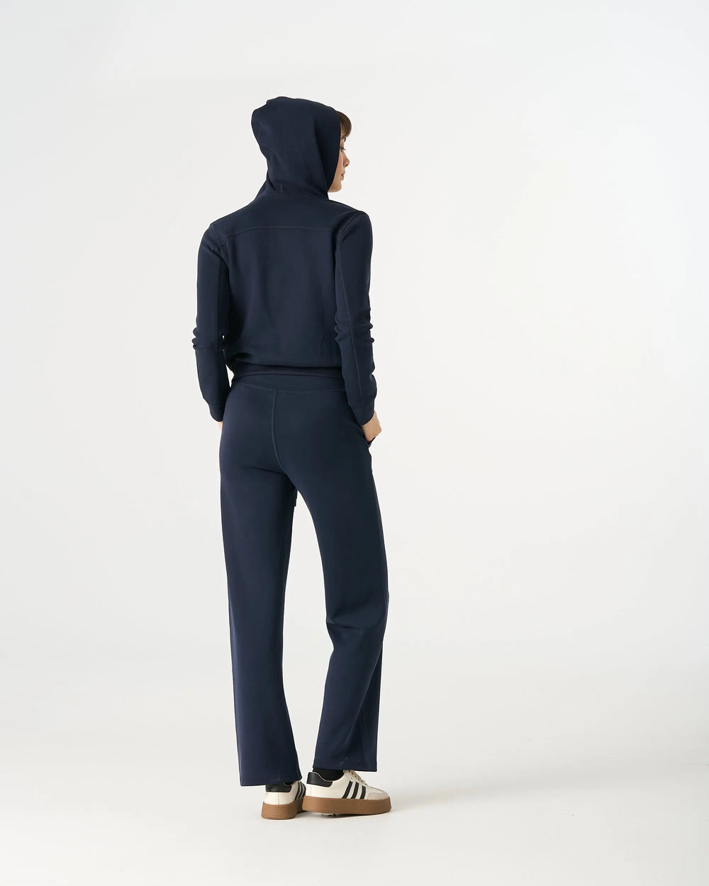 An image of a   CT3K3S6 Soft-Touch Full-Zip Hoodie by  Mirra Masa