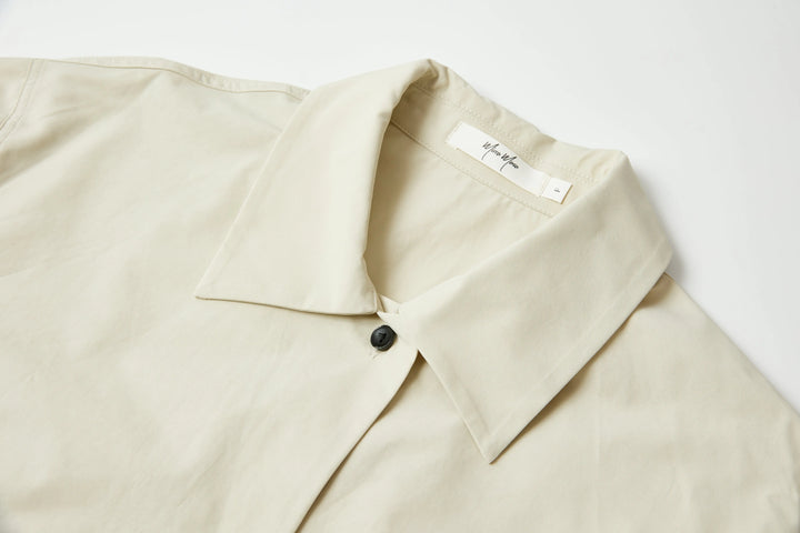 An image of a   CT68YS6 Cotton Blend Over-Shirt by  Mirra Masa