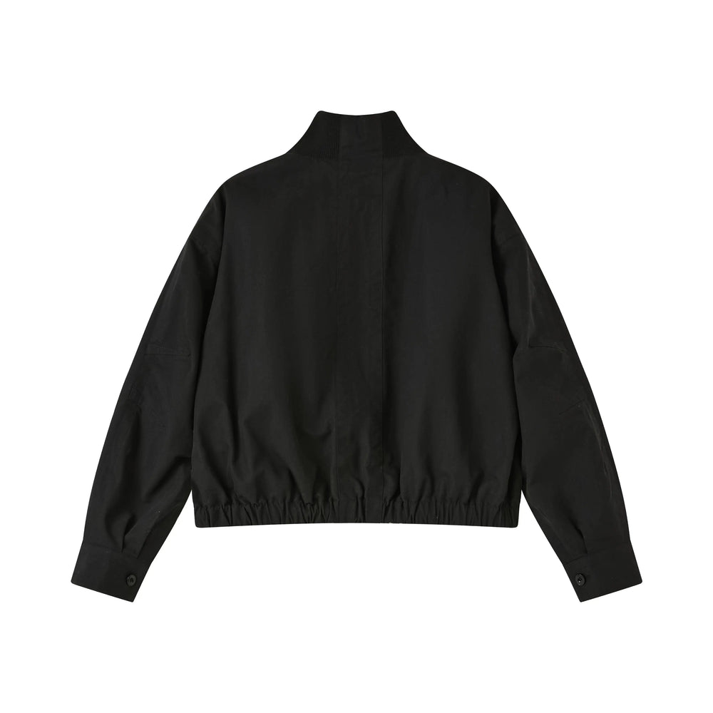 An image of a   CT6S1S6 Funnel-Neck Full-Zip Jacket by  Mirra Masa