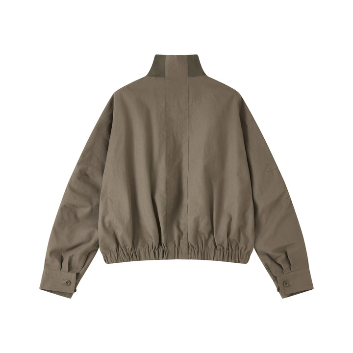 An image of a   CT6S1S6 Funnel-Neck Full-Zip Jacket by  Mirra Masa