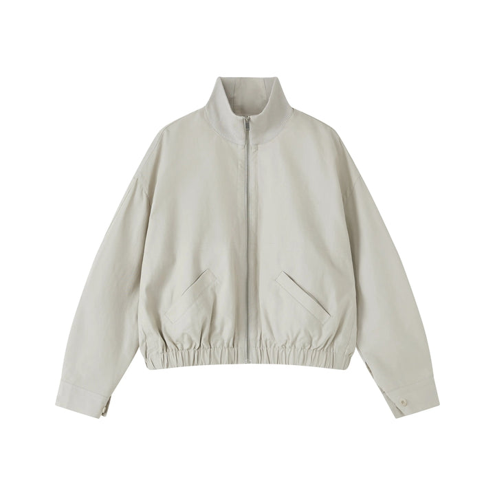 An image of a   CT6S1S6 Funnel-Neck Full-Zip Jacket by  Mirra Masa