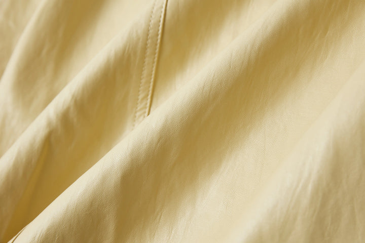 An image of a   CTM59S6 Vegan Leather Jacket by  Mirra Masa