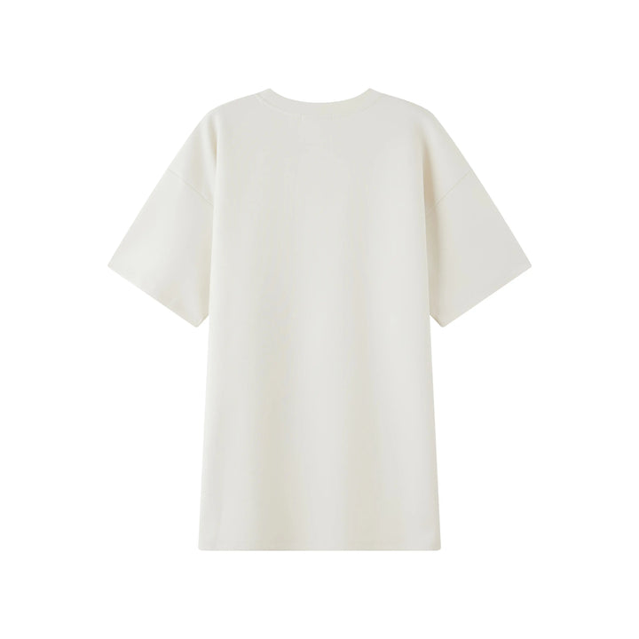 An image of a   D5392 Oversized Long T-Shirt by  Mirra Masa