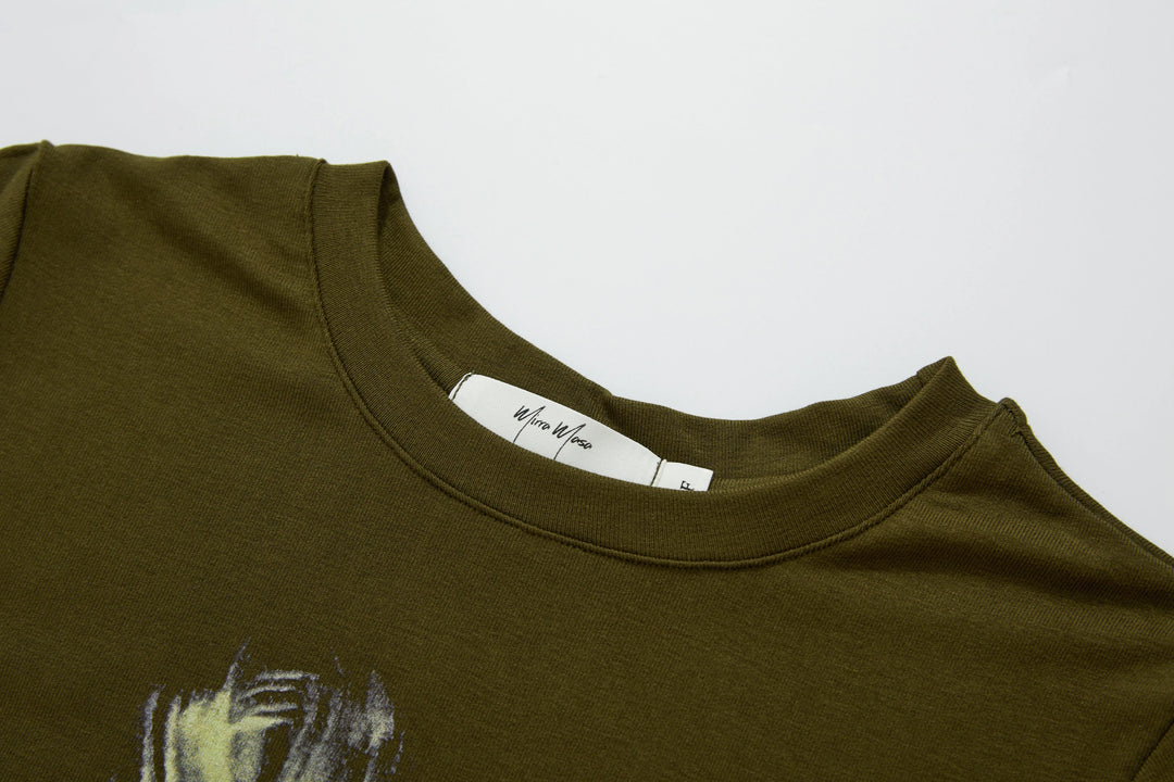 An image of a   D6302 Everyday Fitted Tee by  Mirra Masa
