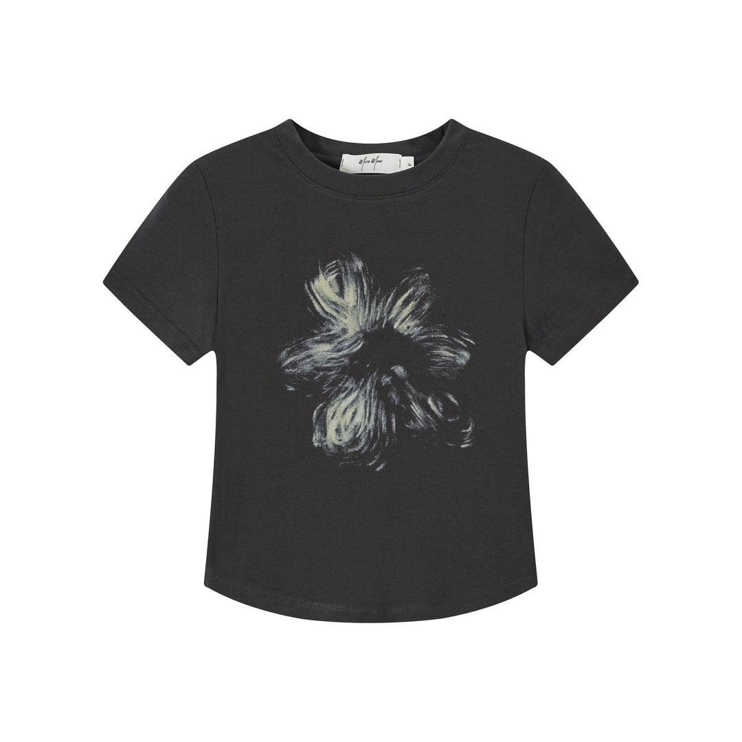 An image of a  Grey-One-Size D6302 T-Shirt by  Mirra Masa