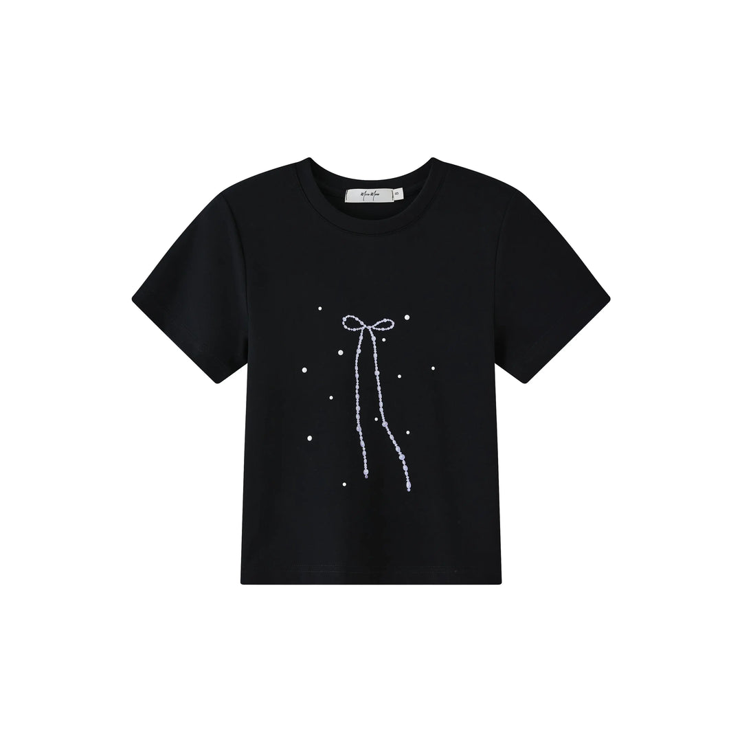 An image of a  Black-Medium D6437 T-Shirt by  Mirra Masa