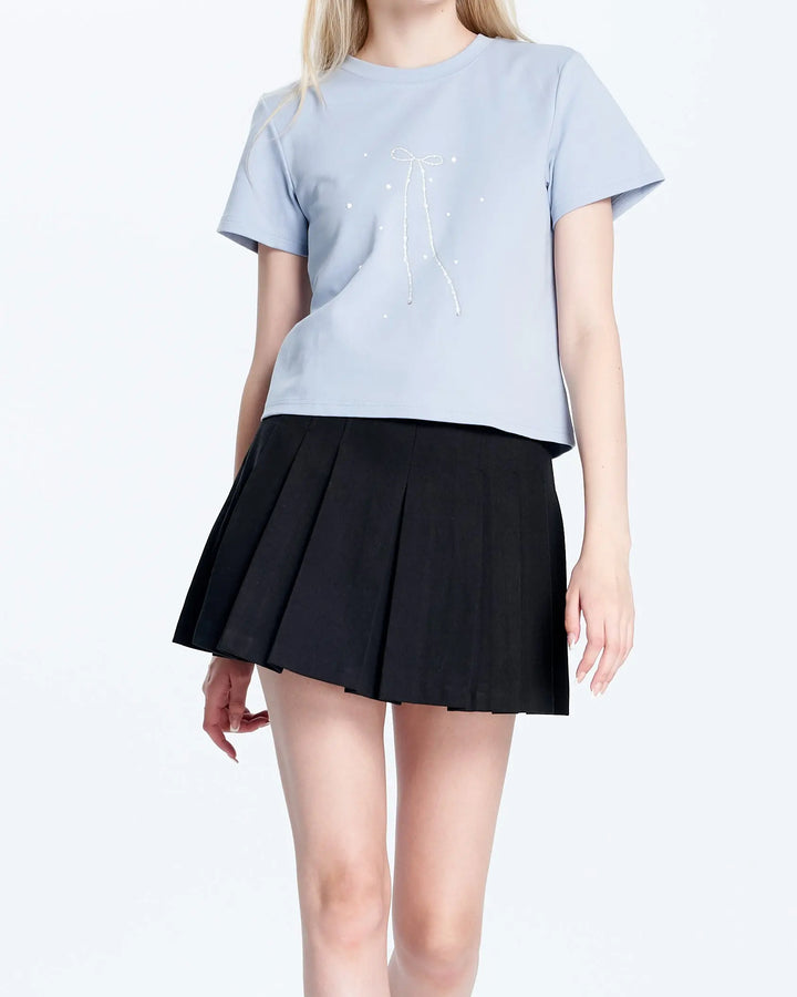 An image of a  Blue-Medium D6437 T-Shirt by  Mirra Masa