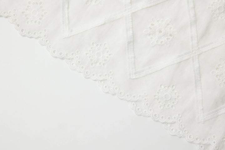 An image of a   DR31ZM6 Laced Slip Dress by  Mirra Masa